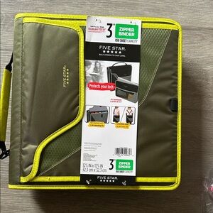 Five star Tech Organizer with 5-Tab Expanding File